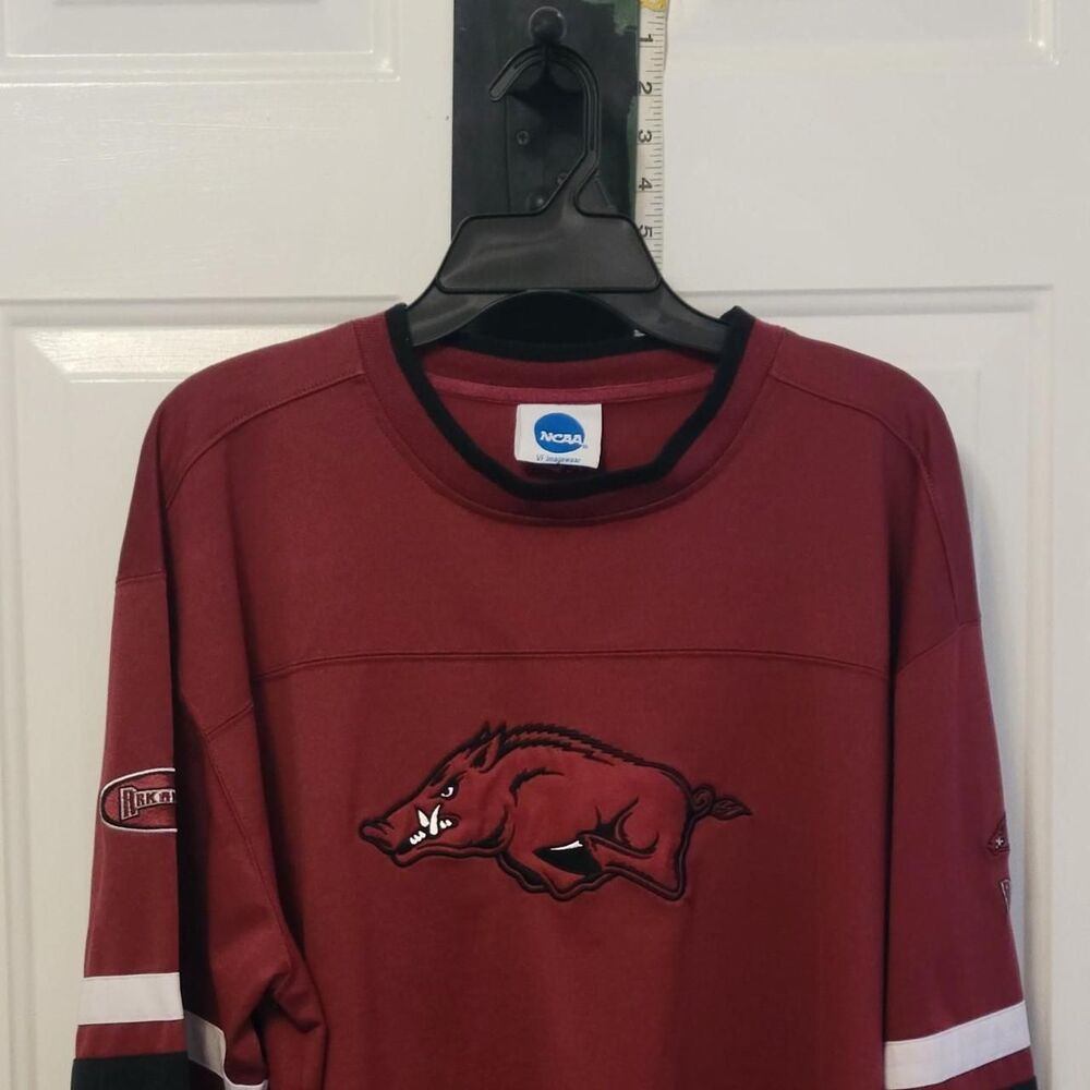 🐗 Vintage 2004 Arkansas Razorbacks Hockey Style Jersey Shirt - Size XL 🐗